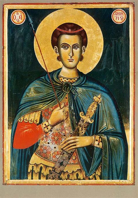 Иконе Православља: Свети Великомученик Димитрије +++ Митровдан