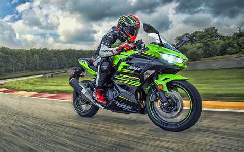 Download Wallpapers Kawasaki Ninja 400 Raceway 2020 Bikes Superbikes
