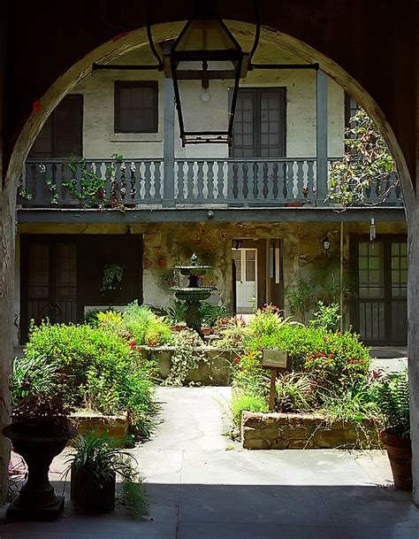 New Orleans French Quarter Bosque House Courtyard A Photo On