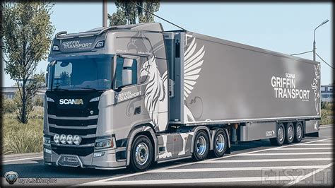 K K Scania S Griffin Transport Multicolor Combo Skin Ets Mods