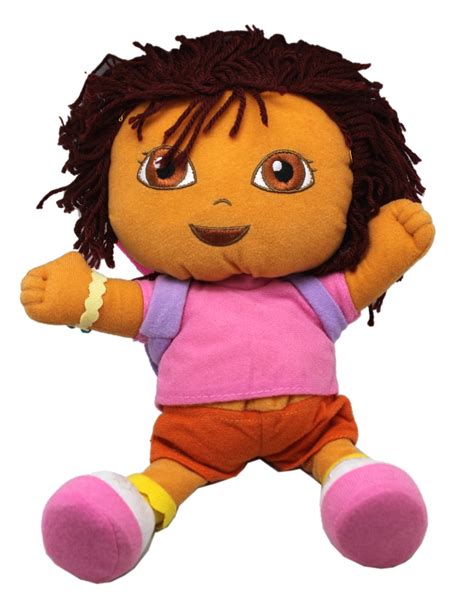 Dora The Explorer Medium Size Stuffed Toy Wsmall Secret Pocket 12in