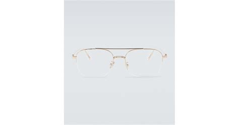 Dior Neodior O S5 Aviator Glasses In White For Men Lyst