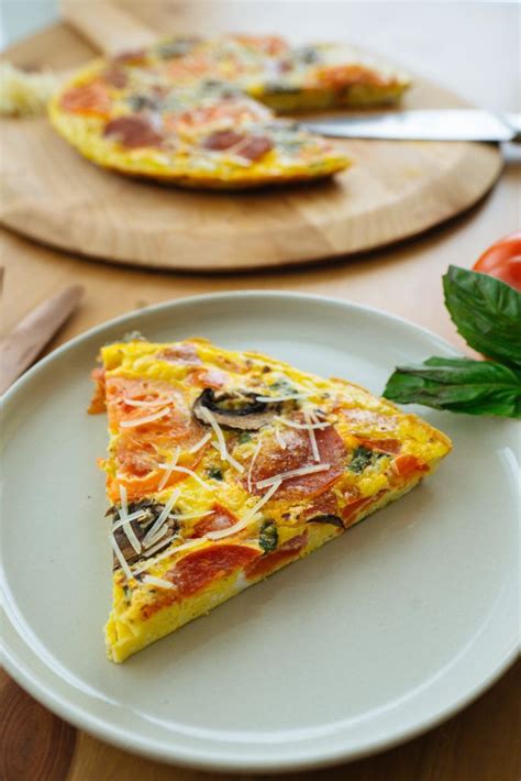 This Low Carb Pizza Frittata Is The Perfect Way To Start Off Your Day