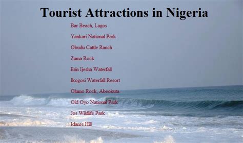Top 10 Most Popular Tourist Attractions In Nigeria Hubpages