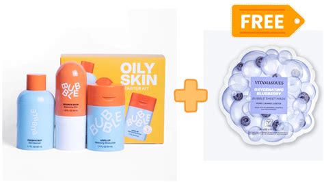 Bubble Skincare 3 Step Balancing Bundle For Normal To Oily And Combo