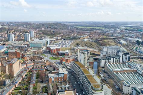 Drone Footage Shows The Rapidly Changing Nottingham City Centre Skyline