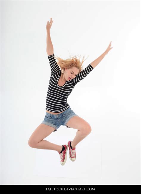 Jumping Action Pose Reference 14 By Faestock On Deviantart Action