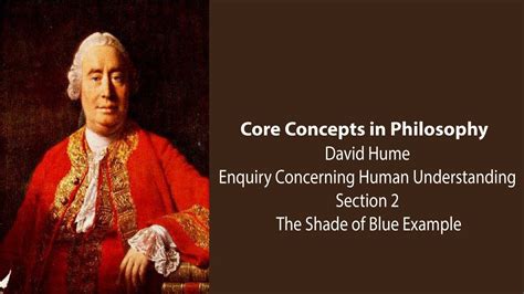 David Hume Enquiry Concerning Understanding The Shade Of Blue