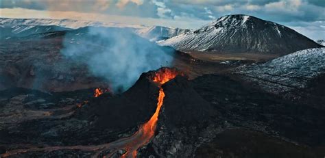Erupce Sopky Fagradalsfjall Na Islandu Island A Reykjavík Vše O