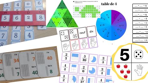 40 Jeux Pédagogiques En Mathématiques Classés Du Cp Au Cm2 Numération