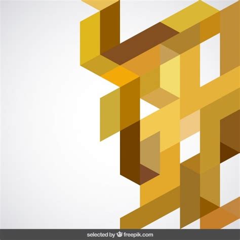 Yellow Geometric Abstraction Free Vector