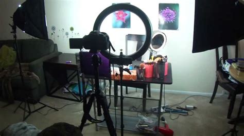 ♥vlog My Filming And Lighting Setup For My Beauty Videos Youtube