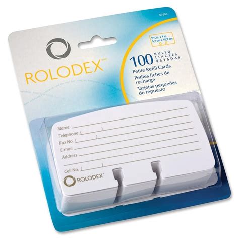 0% intro apr, cash back, balance transfer & more! Rolodex Petite List Finder Card Refill - LD Products
