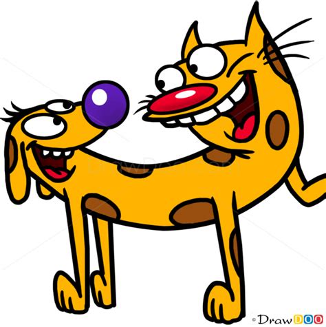 How To Draw Catdog Dogs And Puppies Cute Monsters Drawings Cartoon