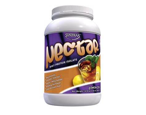 Syntrax Nectar Whey Protein Isolate Powder Lemon Tea 23g Protein 2