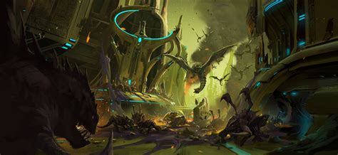 Artstation Starcraft 2 Blizzard Cinematic Concept Art