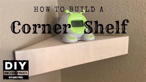 How To Build A Corner Shelf Youtube