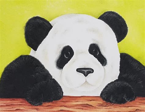 Panda Bear Art With Cindy