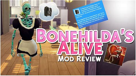 Bonehildas Alive Mod EspaÑol Los Sims 4 Mod Review Youtube