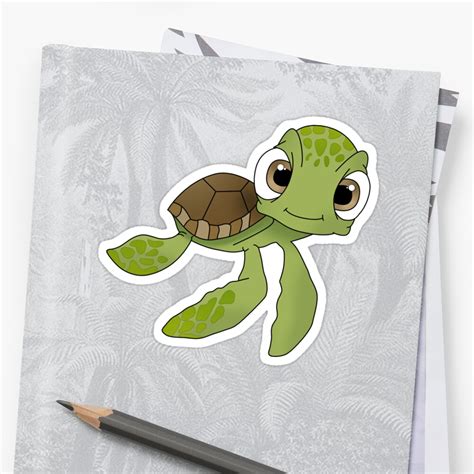 Cute Turtle Sticker By Kijkopdeklok Redbubble