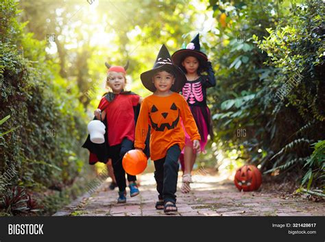 Kids Trick Treat On Image And Photo Free Trial Bigstock