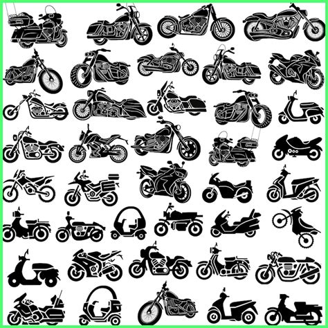 Motorcycle Svg Bundle Motorbike Svg Chopper Svg Cruiser Svg Etsy