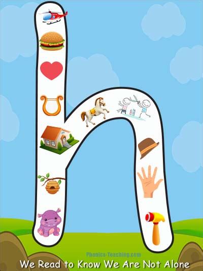 Each phonics game gets progressively harder and teaches you a range of skills, from segmenting and blending, word comprehension, grapheme recognition, pseudo words and more. Lowercase Letter h Poster - Free & Printable Lowercase h - Alphabet Chart