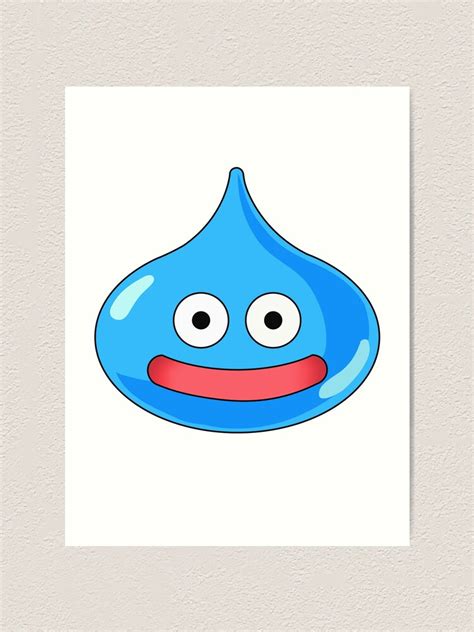 Dragon Quest Slime Art Print For Sale By Thechillmethod Redbubble