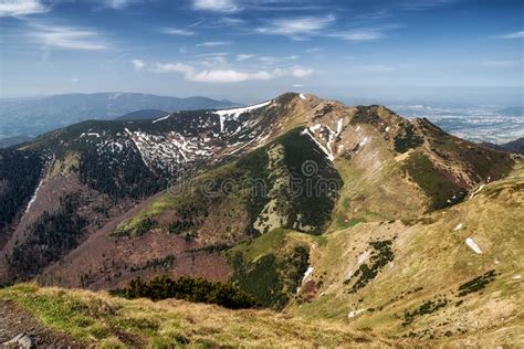 Maly Krivan Hill In Autumn Mala Fatra Mountains In Slovakia Stock Image