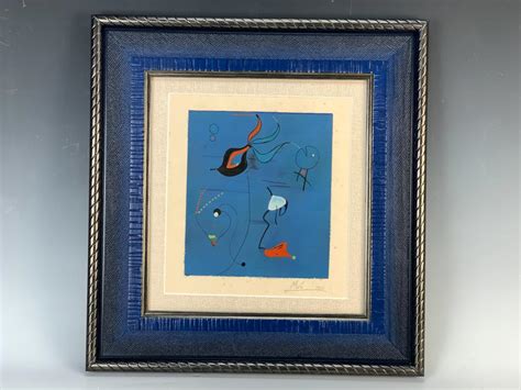 Sold Price Joan Miro Dated 1926 Surrealism Egg Tempera Invalid Date Pst