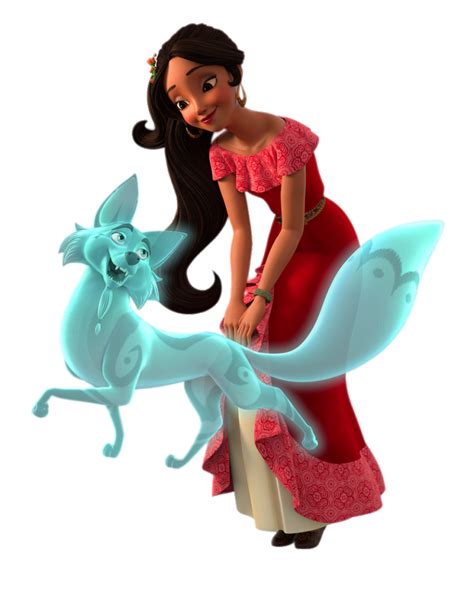 Check Out This Transparent Elena Of Avalor And Zuzo The Spirit Fox Png