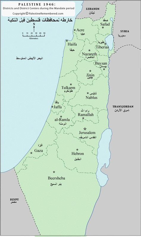 خارطه لمحافظات فلسطين قبل النكبة Palestine Map Palestine Palestine
