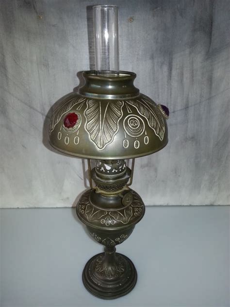 The use of oil lamps began thousands of years ago and continues to this day, although their use is less common in modern times. Kosmos Brenner oil lamp made of bronze / brass and ...