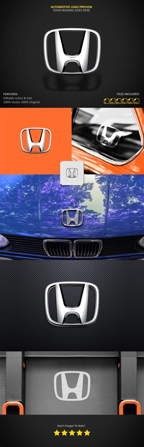 automotive logo  mockup graphicsfamily