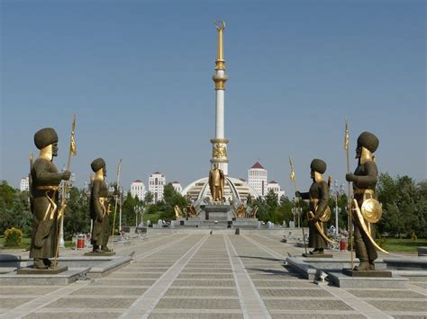 Turkmenistan Independence Park In Ashgabat Travel2Unlimited