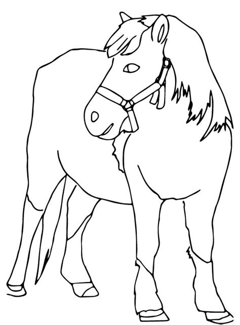 Paardenhoofd Kleurplaat Makkelijk Paard Kleurplaten Printen Porn My