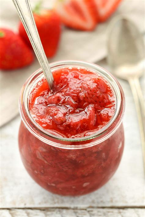 Homemade Strawberry Sauce Live Well Bake Often