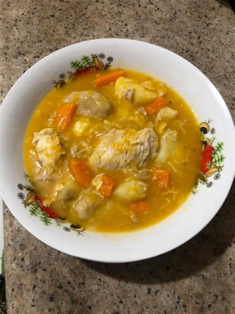 Bajan Chicken Soup Recipe Chicken Soup Recipes Soup Recipes Vegetable Recipes