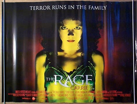 There is nothing worse than watching a bad movie while being constantly reminded of a great one , wait for another carrie movie this is the 4th. Rage (The) : Carrie 2 - Original Cinema Movie Poster From ...