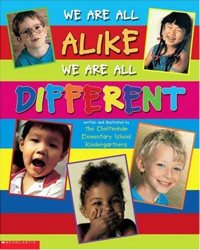 We Are All Alikewe Are All Different Cheltenham Elementary School