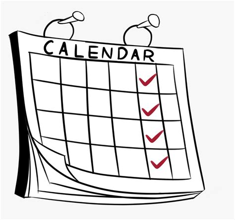 Week Calendar Clipart Printable Calendar