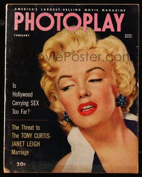 8m0765 Photoplay Magazine February 1953 Marilyn Monroe Is Hollywood Carrying