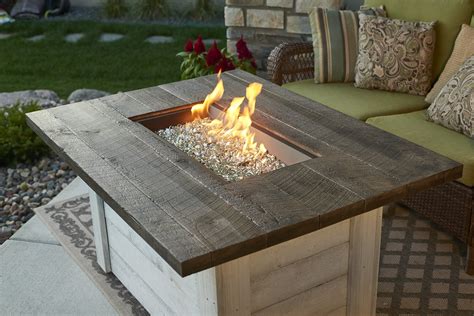 Fire tables provide an easy way to add both a fire feature and functional space to your entertaining area. Alcott Rectangular Gas Fire Pit Table - Walmart.com ...