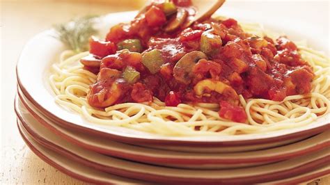 Vegetable Spaghetti Sauce Recipe From Betty Crocker