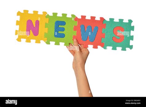 Word News Stock Photo Alamy