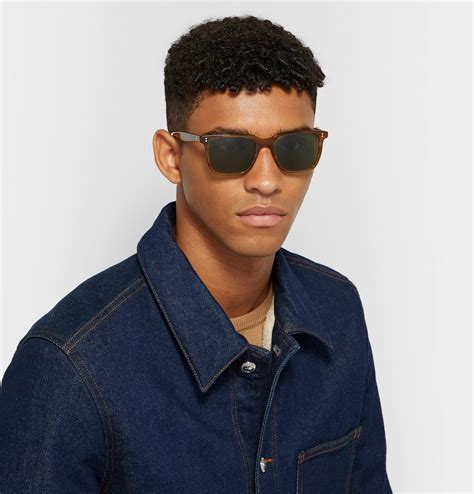 Oliver Peoples Lachman Square Frame Acetate Sunglasses