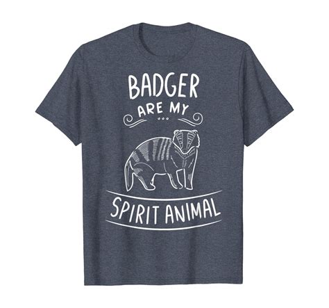 Badger Spirit Animal Clothing Apparel Art T Kids Women T Shirt