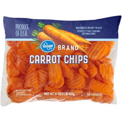 Kroger Carrot Chips Bag 1 Lb Foods Co