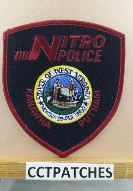 Nitro West Virginia Police Shoulder Patch Wv Ebay