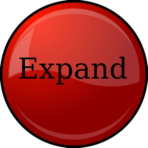 Expand Red Button Clip Art at Clker.com - vector clip art online ...